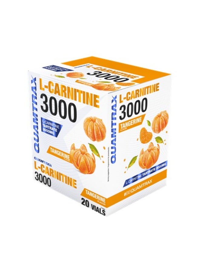 Quamtrax L-carnitine Tangerine Shots 20pc x 2mL